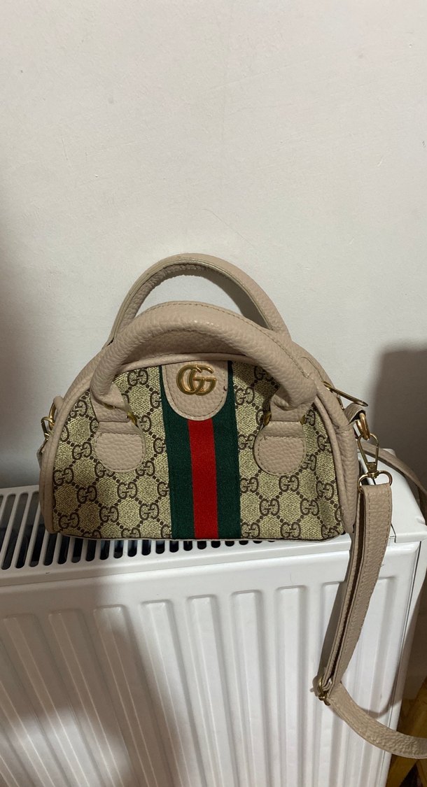 Bej Klasik Şık Kadın Çanta - Görsel 2