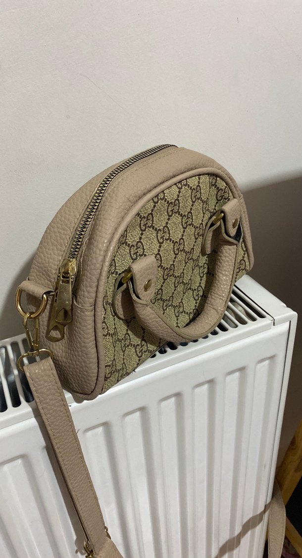 Bej Klasik Şık Kadın Çanta - Görsel 3