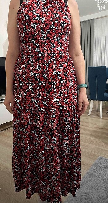 l Beden çeşitli Renk Boyundan bağlamalı Trendyolmilla elbise