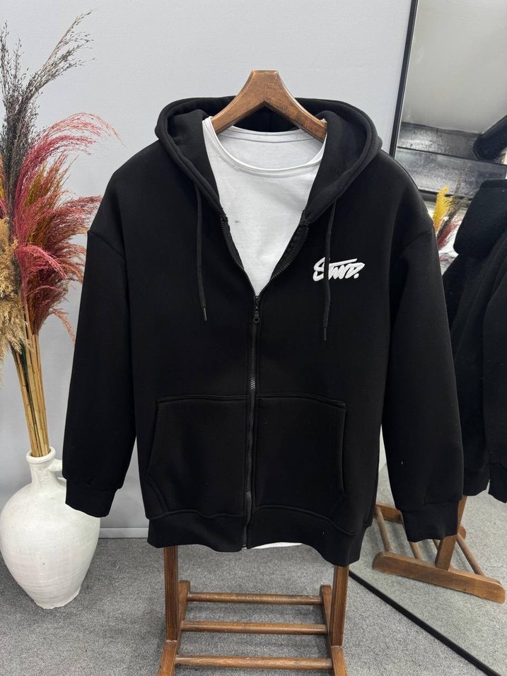 STWD 3İPLİK ŞARDONLU HIRKA - Görsel 2