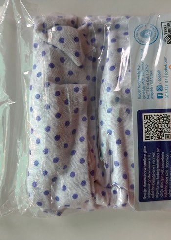 Bebek Emzirme Önlüğü Kapüşonlu Beyaz - Görsel 2