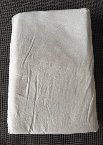 Beyaz Pamuk Bebek Boğulma Önleyici Yastık - Görsel 2