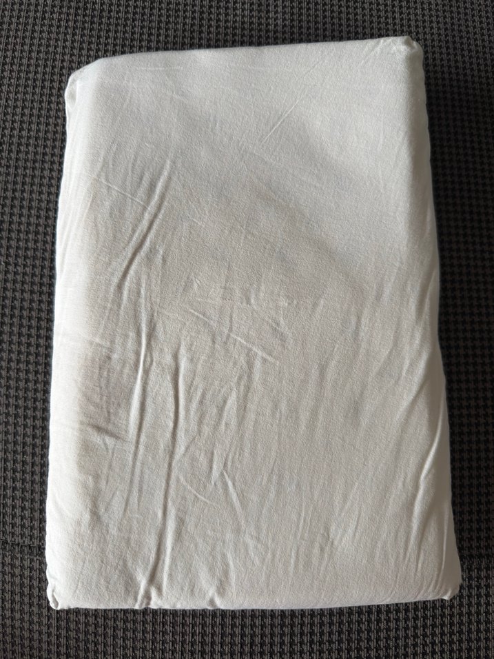 Beyaz Pamuk Bebek Boğulma Önleyici Yastık - Görsel 2