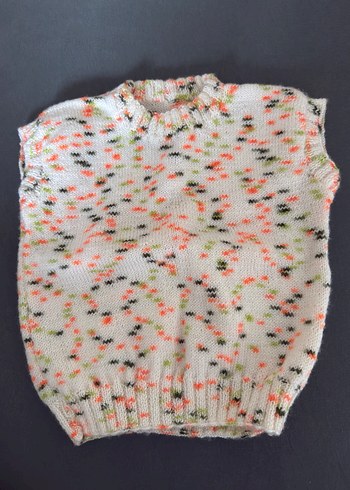 Renkli Bohem Kız Triko Hırka - Görsel 5