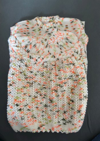 Renkli Bohem Kız Triko Hırka - Görsel 6