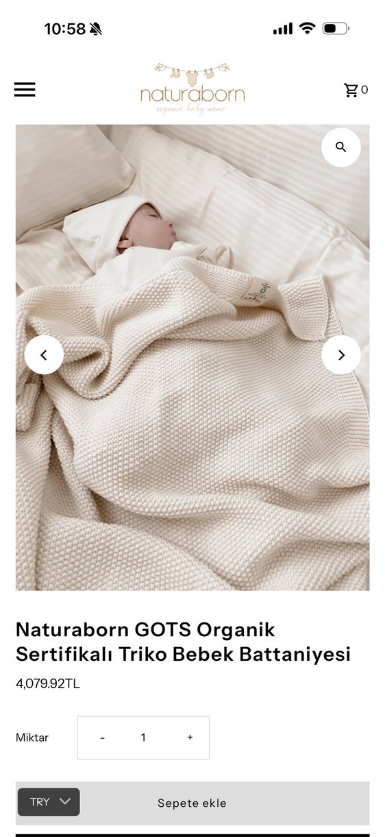 Natural bebek battaniyesi - Görsel 5
