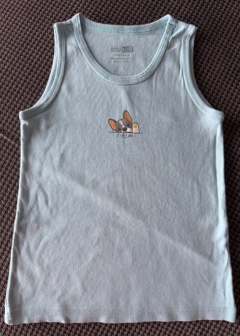 Pastel Baskılı Çocuk Atlet - Görsel 3