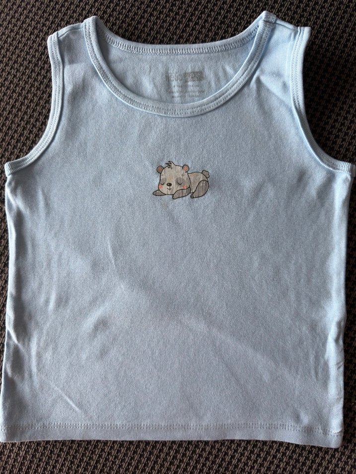 Pastel Baskılı Çocuk Atlet - Görsel 2