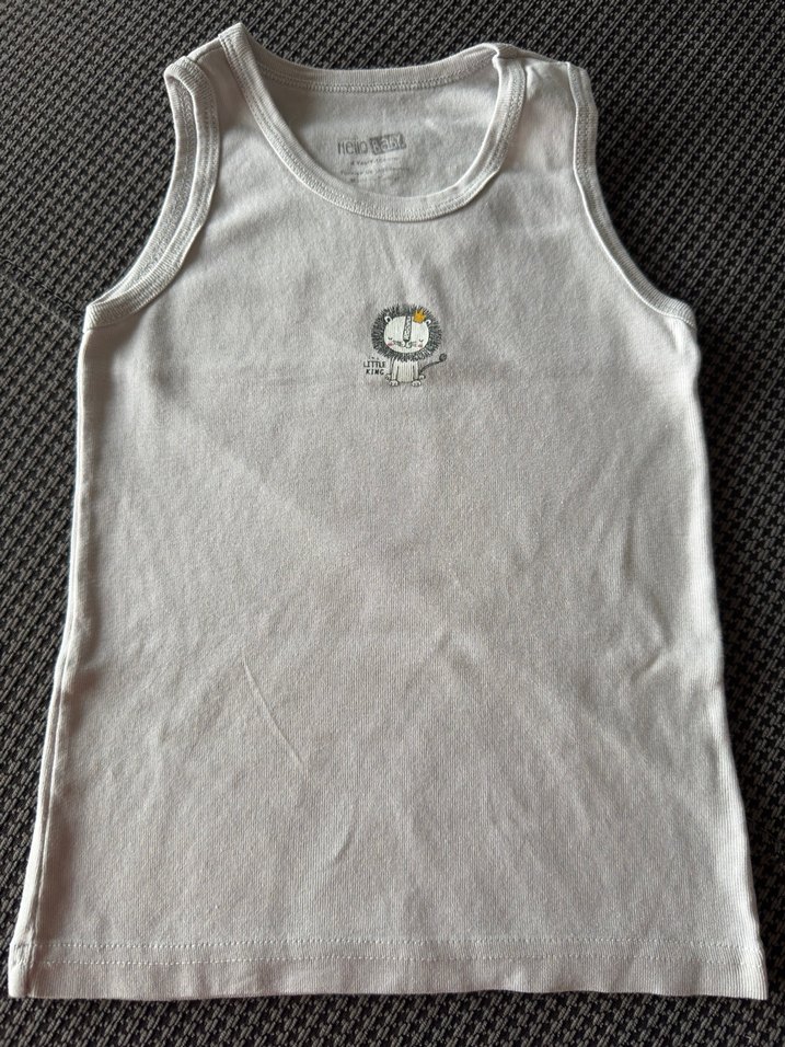 Pastel Baskılı Çocuk Atlet - Görsel 4