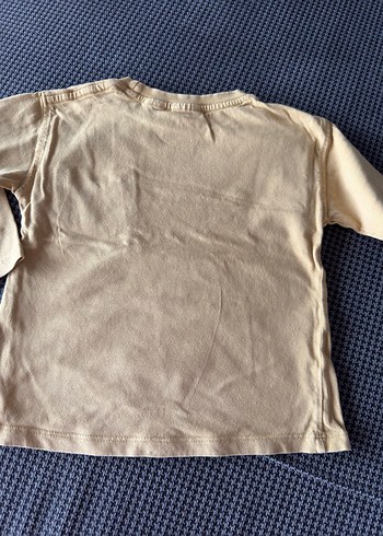 Bej Erkek Çocuk Uzun Kollu tşört - Görsel 3