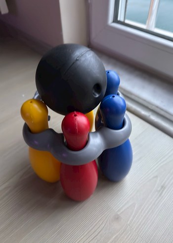 Renkli Mini Bowling Oyuncak Seti - Görsel 2
