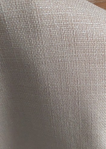 Bej Kadın simli Midi Ceket - Görsel 8