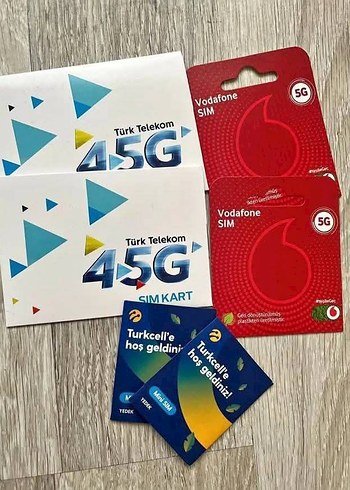 Vodafone Kırmızı SIM Kart 10GB Hediyeli Turkcell Vodafone - Görsel 3