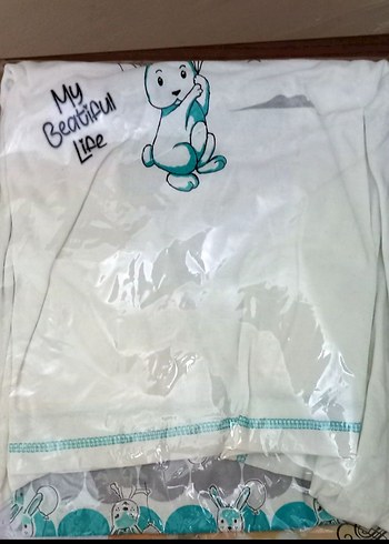 Renkli Baskılı Pamuklu Bayan Kapri Pijama - Görsel 3