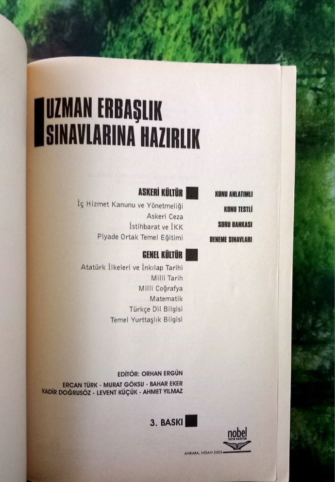 Uzman Erbaşlık Sınavlarına Hazırlık Kitabı - Görsel 3