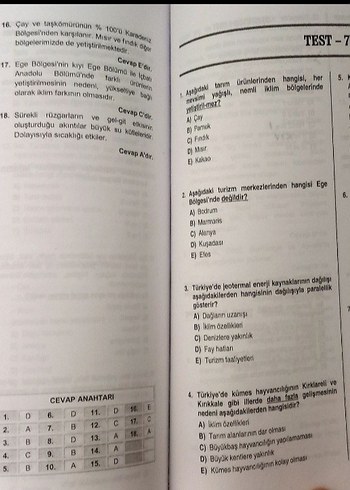 Askeri Okullar Hazırlık Kitabı 2007 Baskı - Görsel 6
