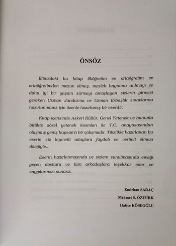 Askeri Okullar Hazırlık Kitabı 2007 Baskı - Görsel 3
