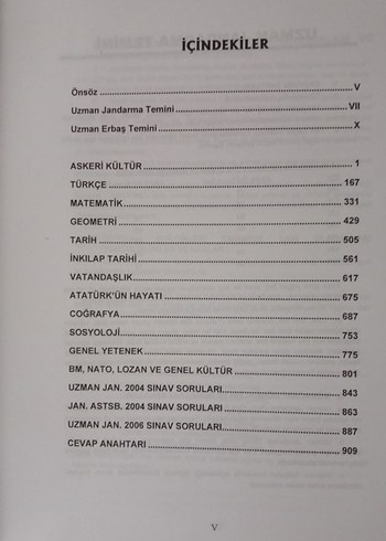 Askeri Okullar Hazırlık Kitabı 2007 Baskı - Görsel 4