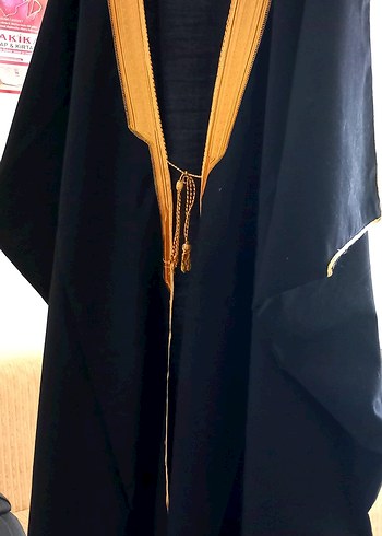 Siyah Kısa Kollu Hicaz Cübbe - Görsel 2