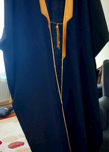 Siyah Kısa Kollu Hicaz Cübbe - Görsel 3