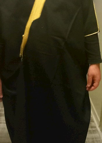 Siyah Kısa Kollu Hicaz Cübbe - Görsel 7