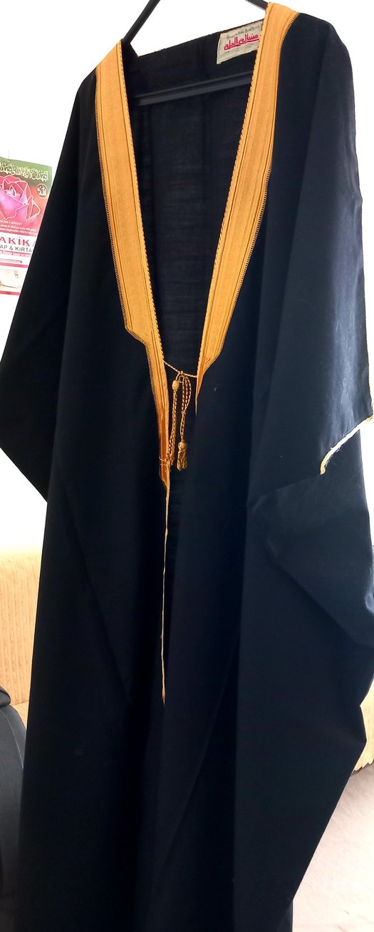 Siyah Kısa Kollu Hicaz Cübbe - Görsel 2