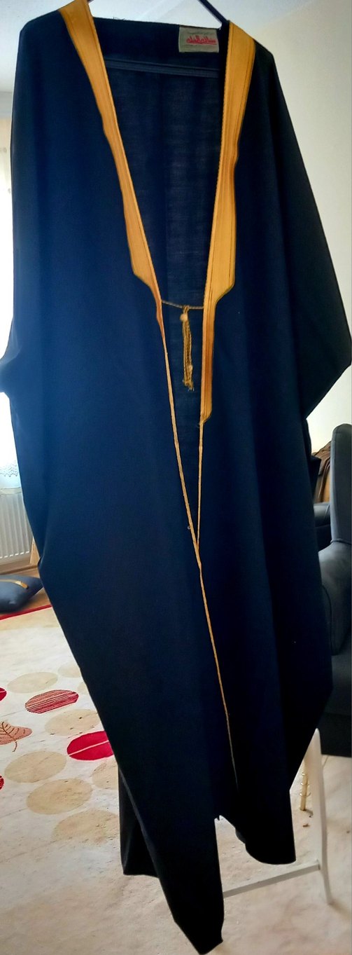 Siyah Kısa Kollu Hicaz Cübbe - Görsel 3