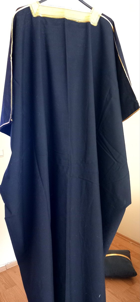 Siyah Kısa Kollu Hicaz Cübbe - Görsel 4