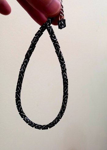 Siyah Gotik Erkek Tesbih - Görsel 3