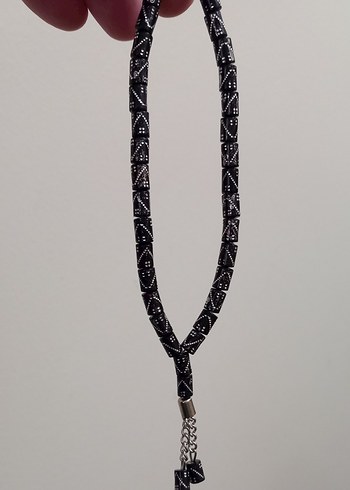 Siyah Gotik Erkek Tesbih - Görsel 2