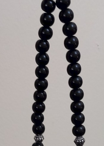 Siyah Gotik Erkek Tesbih - Görsel 4