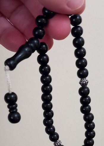 Siyah Gotik Erkek Tesbih - Görsel 3