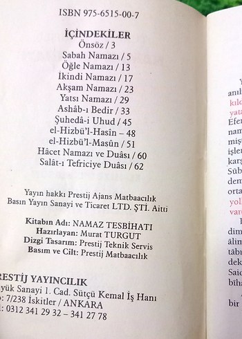 Namaz Hocası ve Namaz Tesbihatı Kitapları - Görsel 3