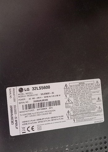 Siyah LG 32LS5600 LED TV - Görsel 6