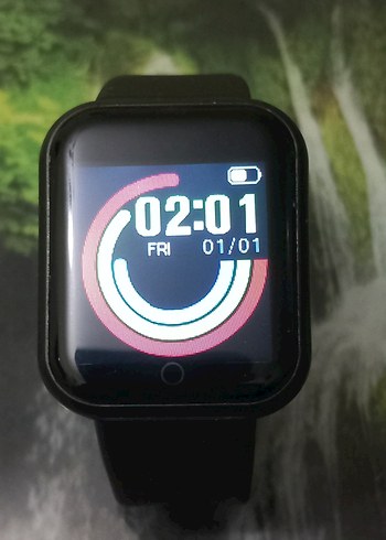 Siyah Akıllı Saat Kalp Atış Ölçer Watch Sıfır - Görsel 15