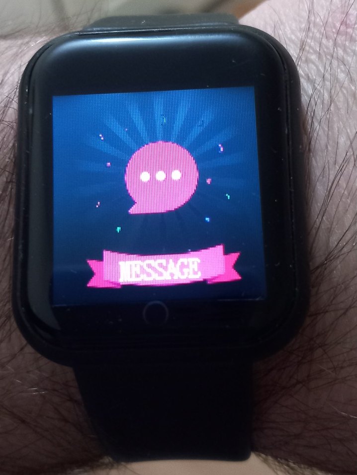 Siyah Akıllı Saat Kalp Atış Ölçer Watch Sıfır - Görsel 5