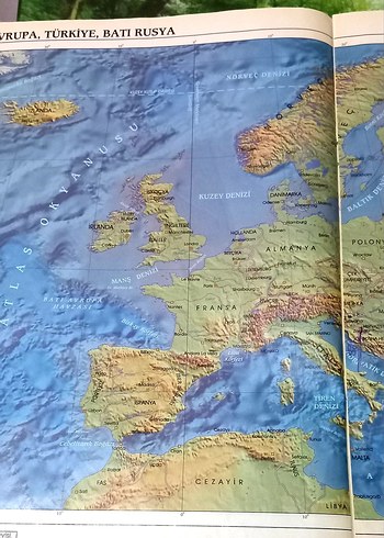 İlköğretim Coğrafya Atlası ve Türkiye Haritaları - Görsel 7