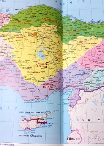 İlköğretim Coğrafya Atlası ve Türkiye Haritaları - Görsel 5