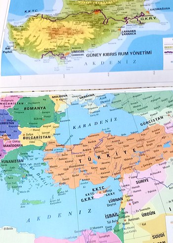 İlköğretim Coğrafya Atlası ve Türkiye Haritaları - Görsel 6
