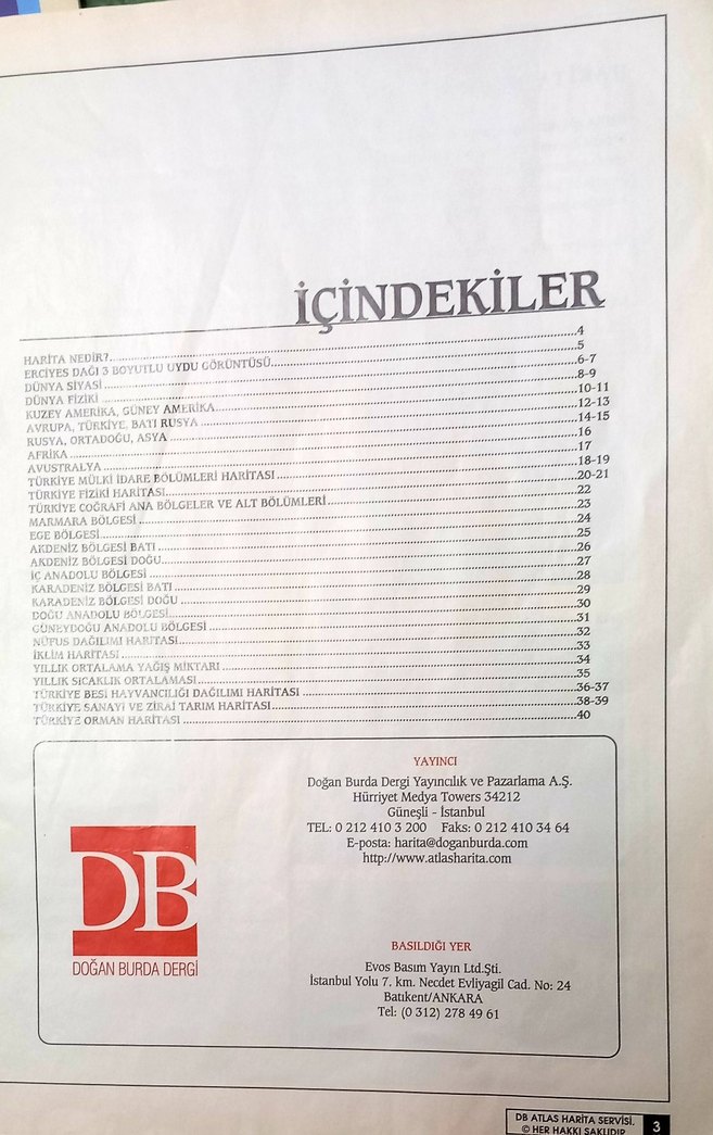 İlköğretim Coğrafya Atlası ve Türkiye Haritaları - Görsel 3