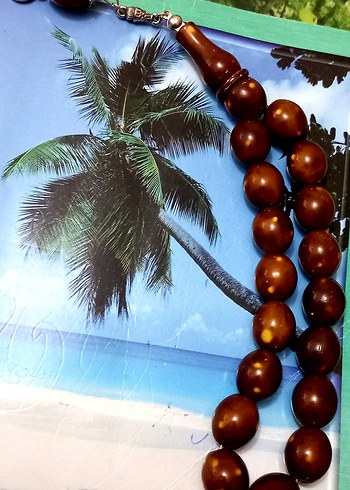 Kahverengi Vintage Erkek Tesbih - Görsel 5