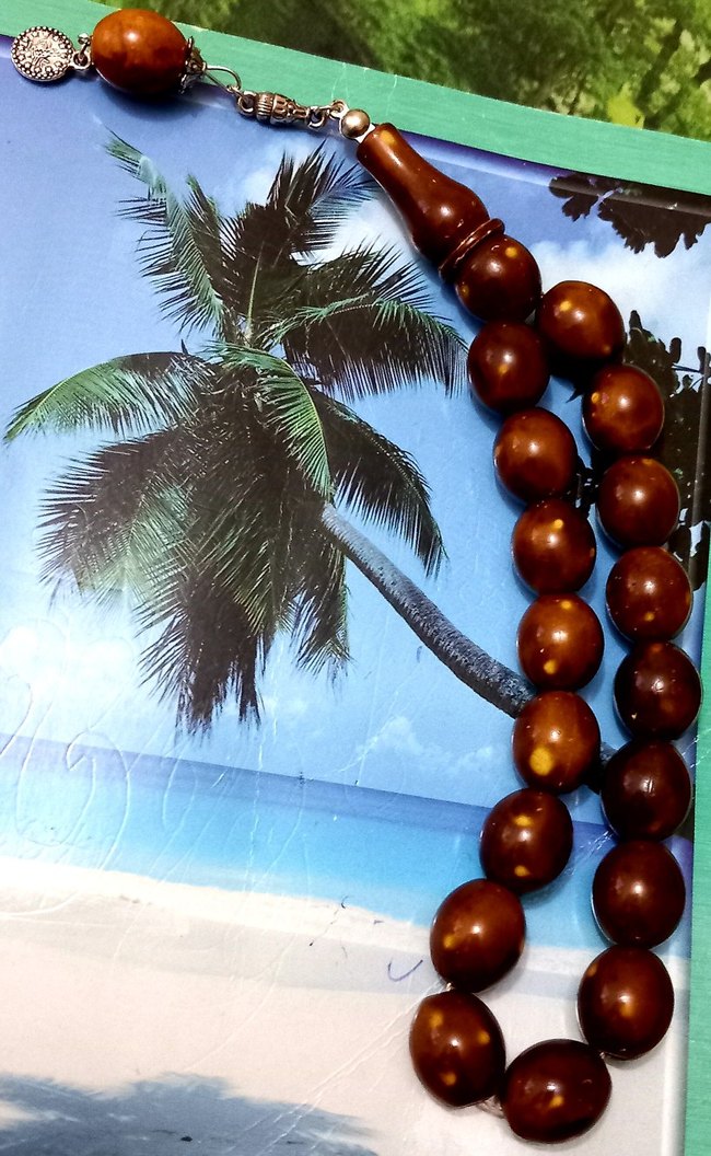 Kahverengi Vintage Erkek Tesbih - Görsel 5