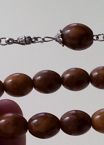 Bej Parlak Erkek Tesbih - Görsel 4