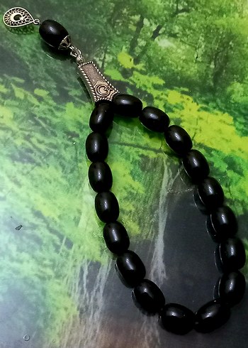 Siyah Gotik Erkek Tesbih - Görsel 3