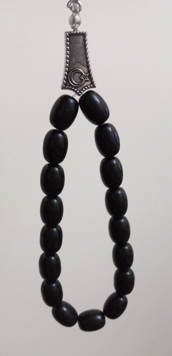Siyah Gotik Erkek Tesbih - Görsel 5