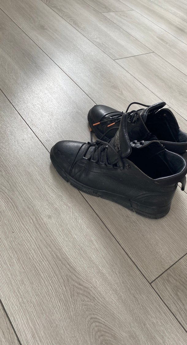 Siyah Erkek kışlık bot greyder çok az kullanılmış 0 bandındadır - Görsel 2