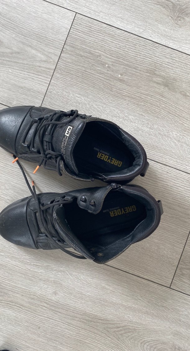 Siyah Erkek kışlık bot greyder çok az kullanılmış 0 bandındadır - Görsel 4