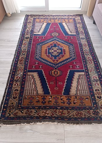 Elyapımı Kayseri Halısı Çok Renkli Desenli 150 s95 cm - Görsel 4