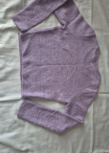 Mor Örgü Kadın Kazak - Görsel 2