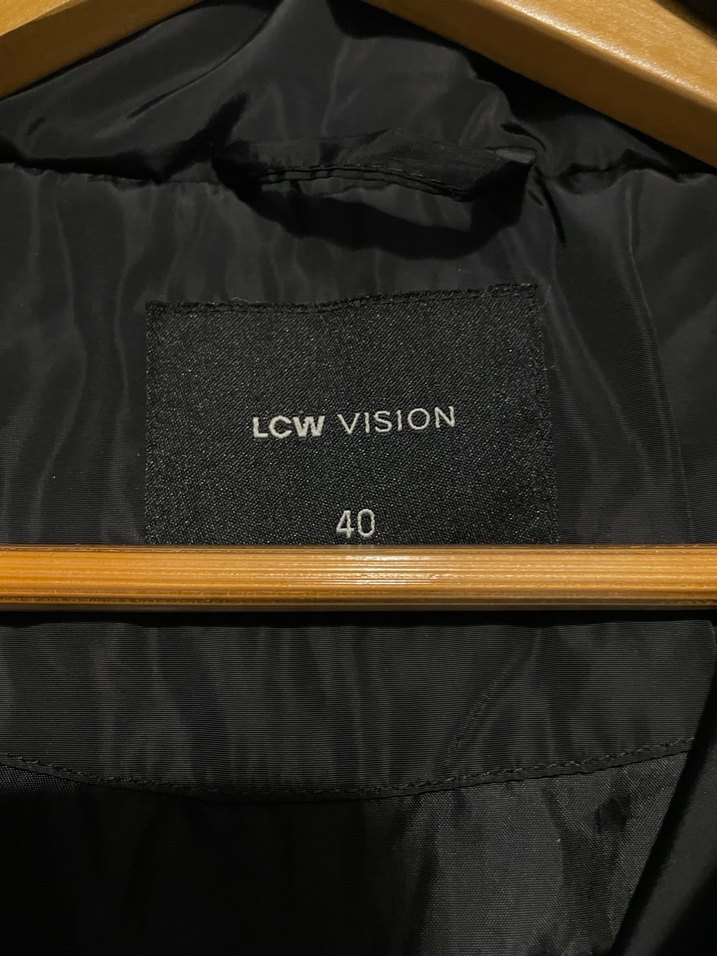 çift fermuarlı ve düğmeli kadın şişme mont - Görsel 3